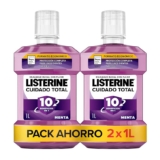 Listerine Cuidado Total Enjuague Bucal con Flúor, 1 L