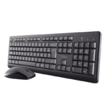 Trust Taro Pack Teclado y Ratón Inalámbrico QWERTY Español, Negro