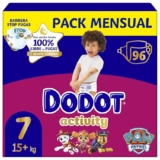 Dodot Pañales Bebé Activity Talla 7 (+15 kg)