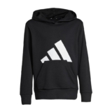 adidas Unisex niños Essentials Big Logo Hoodie Sweatshirt, Black/White