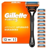 Gillette Fusion5 Maquinilla de Afeitar para Hombre con 12 Recambios