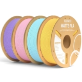 ELEGOO Filamento PLA MATE 1.75 4KG Amarillo Sol, Azul Hielo