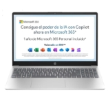 HP 15-fd0261ns – Ordenador portátil de 15.6″ FHD (Intel N100, 4GB RAM)