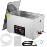 VEVOR Limpiador Ultrasónico 30L, Bandeja Ultrasónica Digital de Acero Inoxidable con