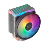 Mars Gaming MCPU44, Disipador CPU ARGB con 4 Heatpipes HCT 160W TDP