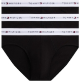 Tommy Hilfiger Slip Hipster para Hombre, 3 Unidades con Banda con Logo