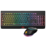 KROM Kabala – Kit Teclado Membrana inalámbrico RGB Rainbow retroiluminado