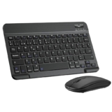 Cimetech Teclado y Ratón Inalámbrico Bluetooth, Teclado ergonómico ultradelgado con
