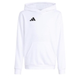 adidas Unisex niños Entrada26 Hoodie Kids Sweatshirt, White/Black