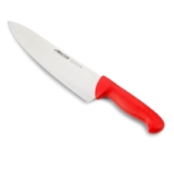 Arcos 2900 Cuchillo Cheferie Nitrum Acero POM Rojo 10 pulg