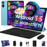 Tablet 10 Pulgadas Android 15, 30 GB RAM + 2 TB ROM Expansión