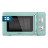Cecotec Microondas Mecánico de 20 L Proclean 3010 Retro Green. 700 W en 6 Niveles