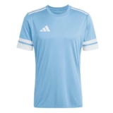 adidas Hombre Squadra25 Jersey Short Sleeve Shirt, Team Light Blue/White