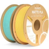 ELEGOO Filamento PLA MATE 1.75 2KG Verde Teal y Amarillo Sol