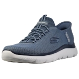 Skechers Hombre Summits High Range Slip-in , Slate Mesh/Trim