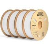 ELEGOO Filamento PLA+ de Alta Velocidad 1.75 4KG Blanco