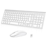 Cimetech Teclado y Raton Inalámbrico Ultra Delgado 2.4G(QWERTY Español)