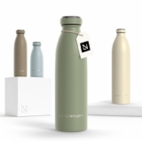LARS NYSØM Botella Agua Acero Inoxidable 500ml – Aislada – Botella Termica