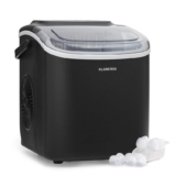 Klarstein Maquina de Hielo para Encimera, Maquina Hacer Cubitos de Hielo para Casa