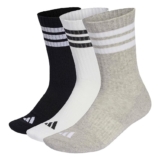 adidas Unisex adulto 3Stripes Cushioned Sportswear Crew Socks 3 Pair Pack