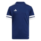 adidas Unisex niños Squadra25 Jersey Short Sleeve Kids Shirt, Team Navy Blue 2/White