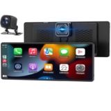 Pantalla Coche, 10.26″ Pantalla Carplay Coche para Apple y Android con Cámara Trasera