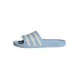 Adidas Women’s Adilette Aqua Slides Glow Blue / Zero Metalic / Zero Metalic 10 UK 44.5 EU