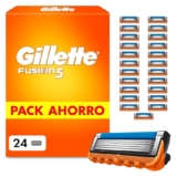 Gillette Fusion5 Cuchillas de Afeitar Hombre, Pack de 24