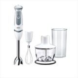 Braun MultiQuick 5 – Minipimer de 1000W con Picadora de 500ml Blanco