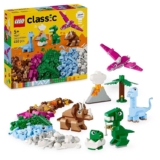 LEGO Classic Dinosaurios Creativos Caja de Ladrillos de Colores para Construir Huevo de Dinosaurio