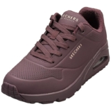 Skechers Uno Stand On Air Zapatillas para Mujer, Burgundy Duraleather/Mesh