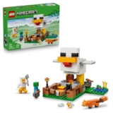 LEGO Minecraft La Granja de Gallinas – Granja de Juguete con Minifiguras del Fan del Pollo