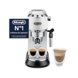 De’Longhi Dedica Style – Cafetera Espresso Manual con Espumador Manual