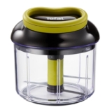 Tefal 5 Segundos – Picadora Manual 900 ml | 2 Cuchillas de Acero Inoxidable
