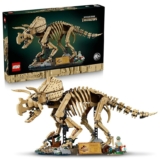 LEGO Jurassic World Fósiles de Dinosaurio: Triceratops – Kit de Maquetas para Adultos