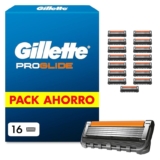 Gillette Proglide Cuchillas de Afeitar Hombre, Pack de 16