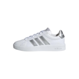 adidas Unisex niños Grand Court 3.0 Junior Shoes, FTWR White/Silver Met./Silver Met.