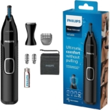 Recortador de nariz, orejas y cejas Philips Series NT5650/16 5000 que funciona con pilas