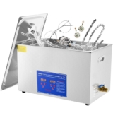 VEVOR Limpiador ultrasónico, 30L Limpiador Ultrasonidos Profesional de Acero Inoxidable