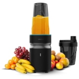 Cecotec Batidora de Vaso Individual PowerTitanium 1000 Push2Go Duo. 1000W