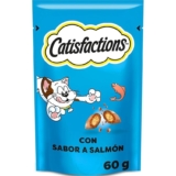 Mars Catisfactions Premios para Gatos, Sabor Salmón (Pack de 6 x 60g)