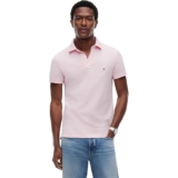 Tommy Hilfiger Polo de Manga Corta Hombre 1985 Slim Fit, Rosa (Pink Lily)
