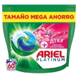 Ariel PODs Platinum, Detergente Líquido En Cápsulas Frescor Sensaciones Cápsulas