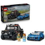 LEGO Speed Champions Jaguar Project 7 y Land Rover Defender – Kit de Maquetas con