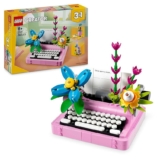 LEGO Creator 3 en 1 Máquina de Escribir con Flores de Juguete